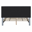 Furniture of America Harper Fabric Full Bed with 2-Drawer in Light Gray