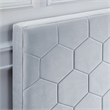 Furniture of America Harper Fabric Full Bed with 2-Drawer in Light Gray