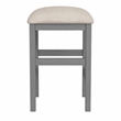 Furniture of America Ficus Wood 5-Piece Nested Counter Dining Table Set in Gray