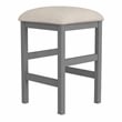 Furniture of America Ficus Wood 5-Piece Nested Counter Dining Table Set in Gray
