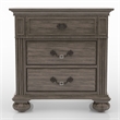 FOA Damos 5pc Gray Wood Bedroom Set - Cal King+2 Nightstands+Dresser+Mirror