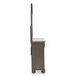 FOA Damos 5pc Gray Wood Bedroom Set - King+2 Nightstands+Dresser+Mirror