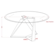 Furniture of America Hetra Metal 2-Piece Coffee Table Set in Black