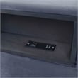 Furniture of America Alto Contemporary Fabric Storage Full Bed with USB in Gray