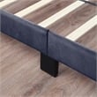 Furniture of America Alto Contemporary Fabric Storage Full Bed with USB in Gray