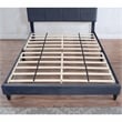 Furniture of America Alto Contemporary Fabric Storage Full Bed with USB in Gray