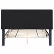 Furniture of America Alto Contemporary Fabric Storage Queen Bed with USB in Gray