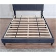 Furniture of America Alto Contemporary Fabric Storage Queen Bed with USB in Gray