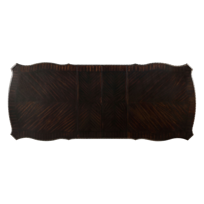 Furniture of America Lido Traditional Wood 5-Piece Dining Table Set in Walnut