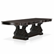 Furniture of America Lido Traditional Wood 7-Piece Dining Table Set in Walnut