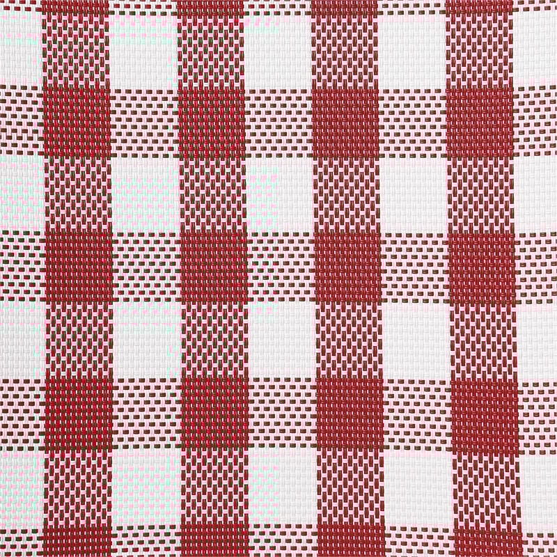 Furniture of America Tidez French Aluminum Patio Arm Chair in Red (Set of 4)