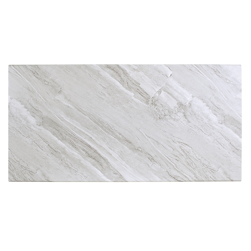 Furniture of America Vasket Contemporary Metal 2-Drawer Coffee Table in Gray