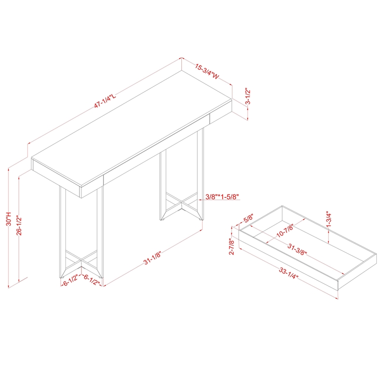 Furniture of America Vasket Contemporary Metal 3-Piece Coffee Table Set in Gray
