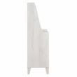 Furniture of America Birch Wood Baker Rack with Sliding Door in White Oak