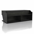 Furniture of America Birch Wood Lift-Top Coffee Table in Black