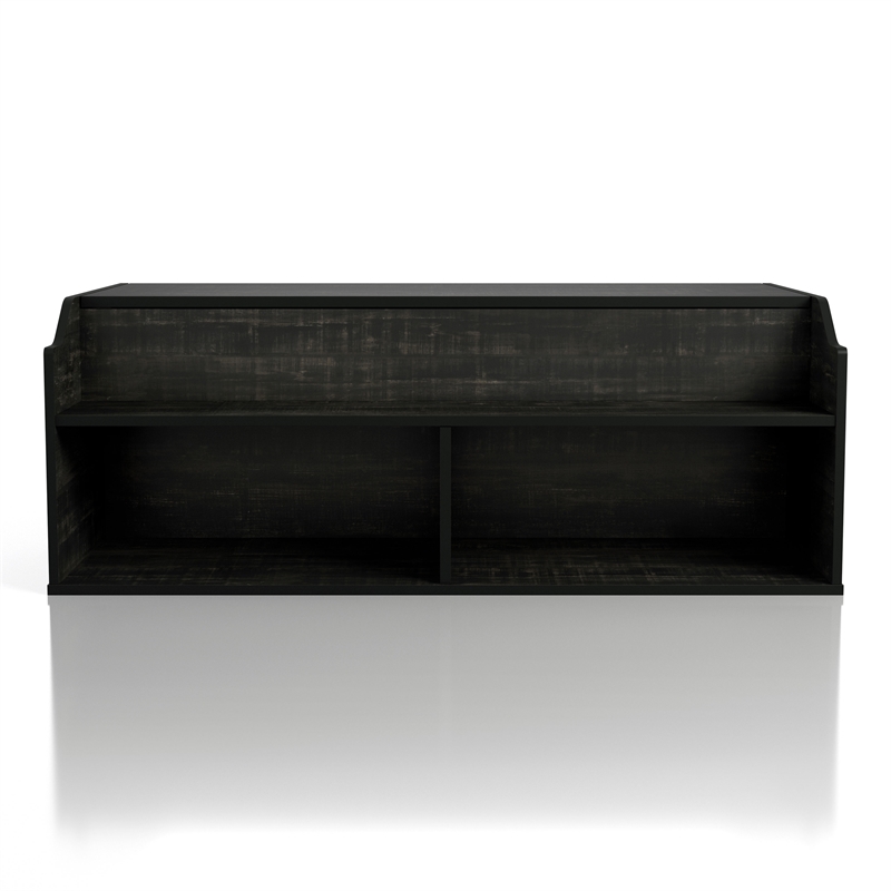 Furniture of America Birch Wood Lift-Top Coffee Table in Black