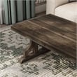 Furniture of America Birch Farmhouse Wood Coffee Table in Reclaimed Oak