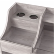 Furniture of America Elm Wood Multi-Storage Vanity Table in Coastal White