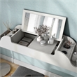 Furniture of America Elm Wood Wall Mounted Makeup Vanity in White