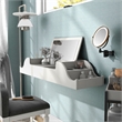 Furniture of America Elm Wood Wall Mounted Makeup Vanity in White