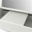 Furniture of America Elm Wood Wall Mounted Makeup Vanity in White