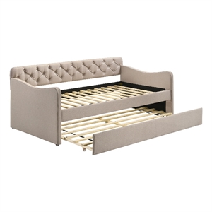 furniture of america knolt daybed with trundle