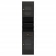 Furniture of America Elm Multi-Storage Wood Tower Cabinet in Espresso