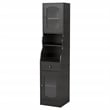 Furniture of America Elm Multi-Storage Wood Tower Cabinet in Espresso