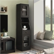 Furniture of America Elm Multi-Storage Wood Tower Cabinet in Espresso