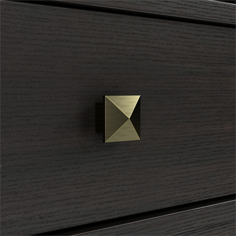 Furniture of America Elm Multi-Storage Wood Tower Cabinet in Espresso