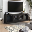 Furniture of America Elm Wood TV Stand with Cable Management in Espresso