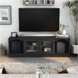Furniture of America Elm Wood TV Stand with Cable Management in Espresso