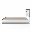 FOA Misti 3-Piece White Wood Storage Bedroom Set - Queen + 2 Nightstands