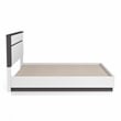FOA Misti 3-Piece White Wood Bedroom Set - King + 2 Nightstands