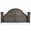 FOA Charo 5pc Gray Wood Bedroom Set-King + 2 Nightstands + Dresser + Mirror
