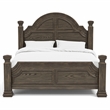 FOA Charo 5pc Gray Wood Bedroom Set-Queen + 2 Nightstands + Dresser + Mirror