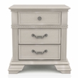 FOA Charo 5pc White Wood Bedroom Set-Queen + 2 Nightstands + Dresser + Mirror