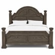 FOA Charo 6pc Gray Wood Bedroom Set-Queen+2 Nightstands+Chest+Dresser+Mirror