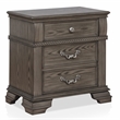 FOA Charo 6pc Gray Wood Bedroom Set-Queen+2 Nightstands+Chest+Dresser+Mirror