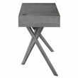 Furniture of America Alto Wood Writing Desk with USB in Gray