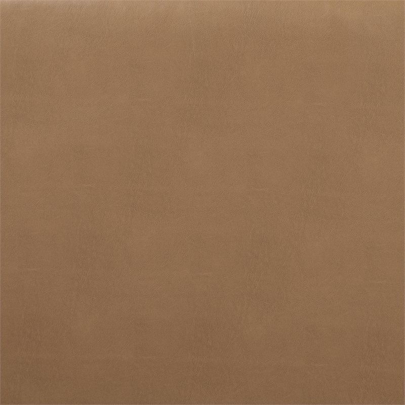 Furniture of America Elm Transitional Faux Leather Swivel Chair in Brown