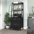 Furniture of America Elm Wood 1-Drawer File Cabinet in Reclaimed Black Oak