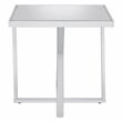 Furniture of America Glanz Metal 2-Piece Coffee Table Set in Chrome
