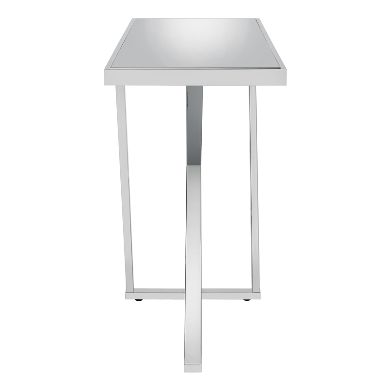 Furniture of America Glanz Metal 3-Piece Coffee Table Set in Chrome