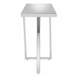 Furniture of America Glanz Metal 3-Piece Coffee Table Set in Chrome
