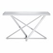 Furniture of America Glanz Metal 3-Piece Coffee Table Set in Chrome