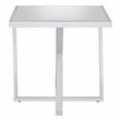 Furniture of America Glanz Metal 3-Piece Coffee Table Set in Chrome