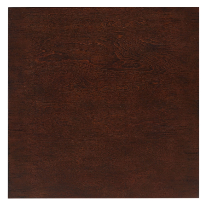 Furniture of America Alto Mid-Century Wood 2-Drawer Side Table in Espresso