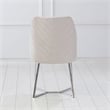 Furniture of America Glanz Fabric Upholstered Accent Chairs in White (Set of 2)