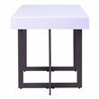 Furniture of America Vasket Contemporary Metal 2-Piece Coffee Table Set in White